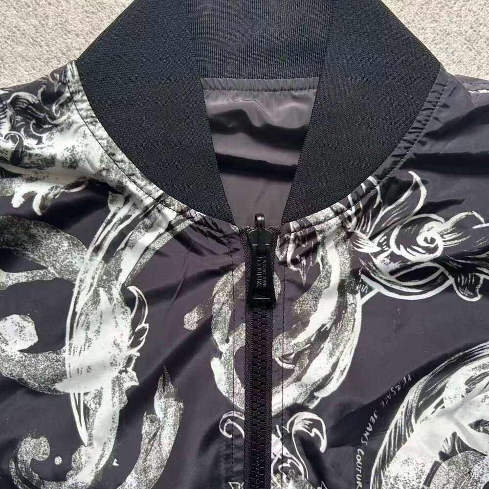Versace Printed Reversible Bomber - image 9